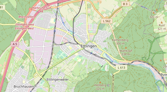 Tagungshotels auf Karte