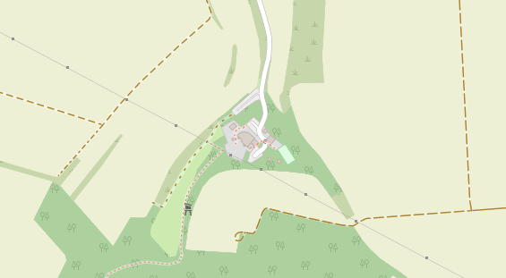 Tagungshotels auf Satellitenbild