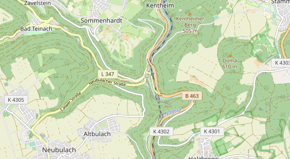 Tagungshotels auf Karte