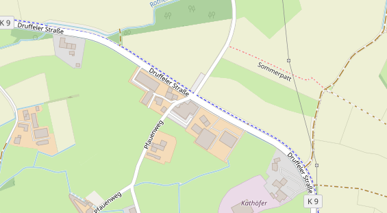Tagungshotels auf Satellitenbild