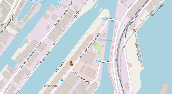 Tagungshotels auf Satellitenbild