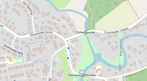 Tagungshotels auf Satellitenbild