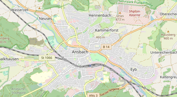 Tagungshotels auf Karte