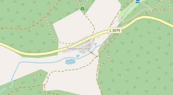 Tagungshotels auf Satellitenbild