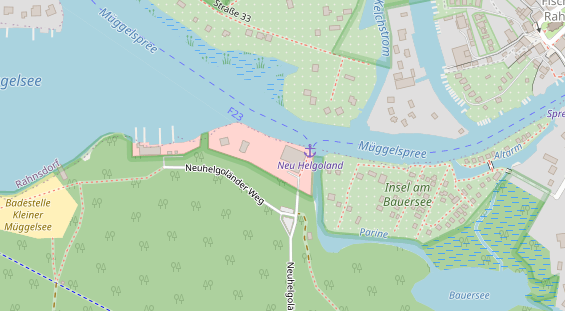 Tagungshotels auf Satellitenbild