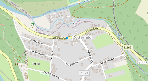 Tagungshotels auf Satellitenbild