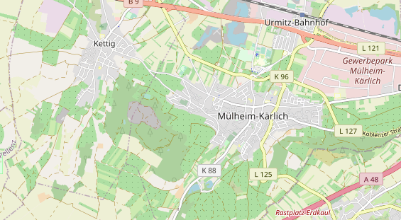 Tagungshotels auf Karte
