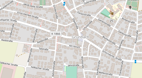 Tagungshotels auf Satellitenbild
