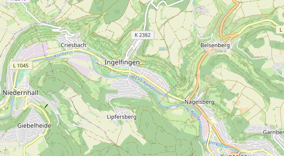 Tagungshotels auf Karte