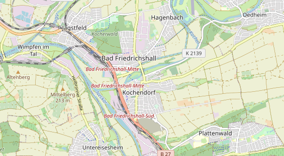 Tagungshotels auf Karte