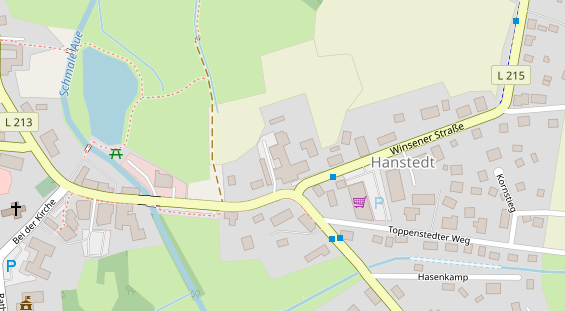 Tagungshotels auf Satellitenbild