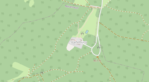 Tagungshotels auf Satellitenbild