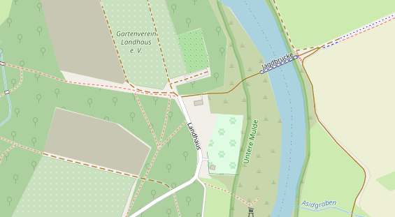 Tagungshotels auf Satellitenbild