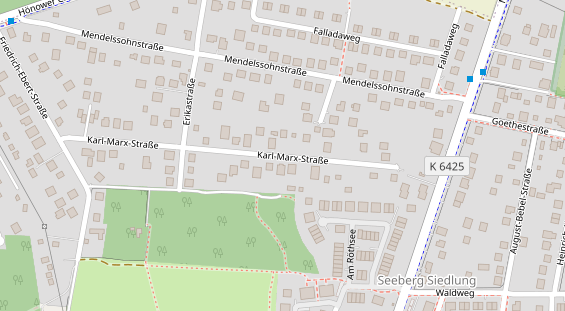 Tagungshotels auf Satellitenbild