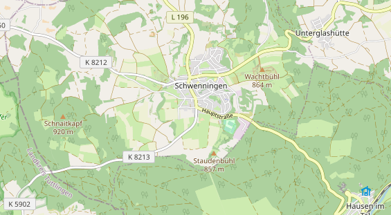 Tagungshotels auf Karte