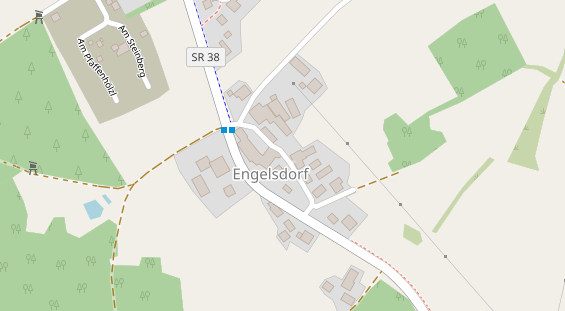 Tagungshotels auf Satellitenbild