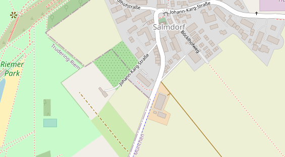 Tagungshotels auf Satellitenbild