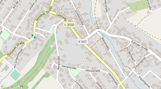 Tagungshotels auf Satellitenbild