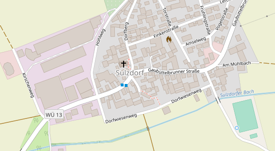 Tagungshotels auf Satellitenbild