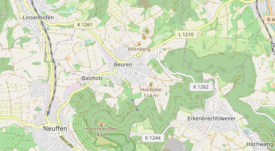 Tagungshotels auf Karte
