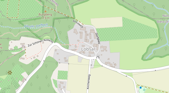 Tagungshotels auf Satellitenbild