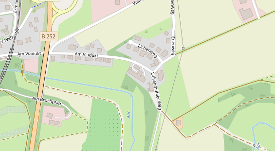 Tagungshotels auf Satellitenbild