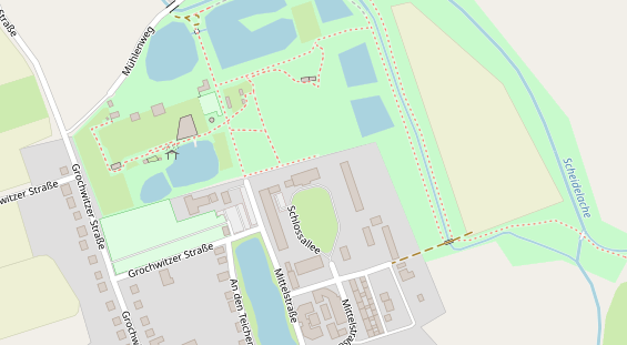 Tagungshotels auf Satellitenbild