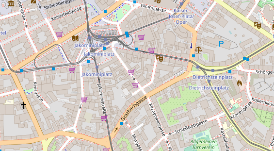 Veranstaltungstechnik auf Satellitenbild