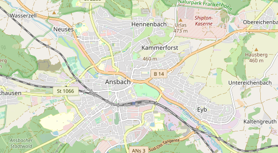 Tagungshotels auf Karte