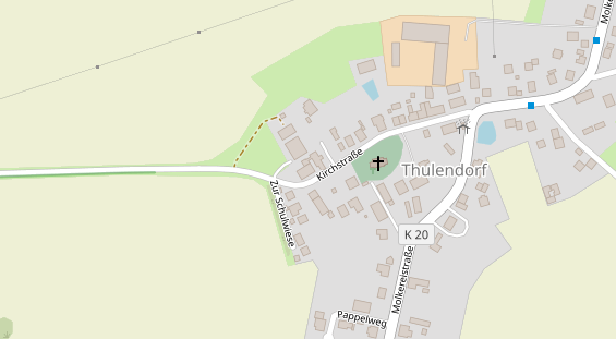 Tagungshotels auf Satellitenbild