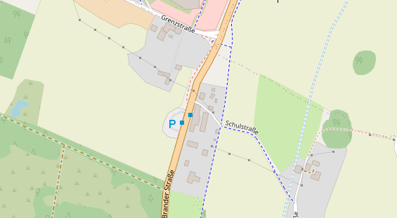 Tagungshotels auf Satellitenbild