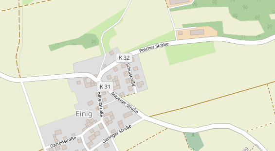 Tagungshotels auf Satellitenbild