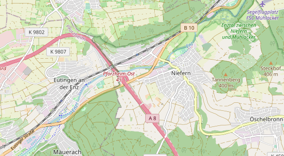 Tagungshotels auf Karte