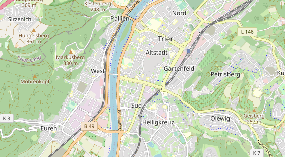 Tagungshotels auf Karte