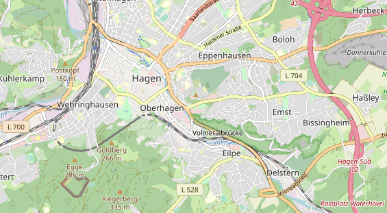 Tagungshotels auf Karte