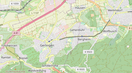 Tagungshotels auf Karte