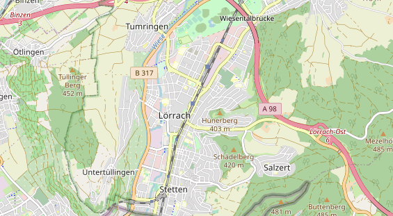 Tagungshotels auf Karte