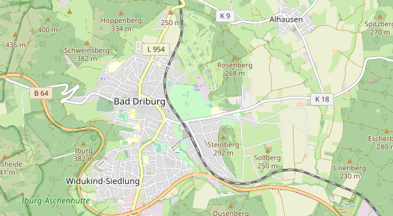 Tagungshotels auf Karte
