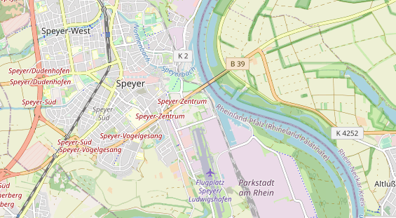 Eventlocations auf Karte