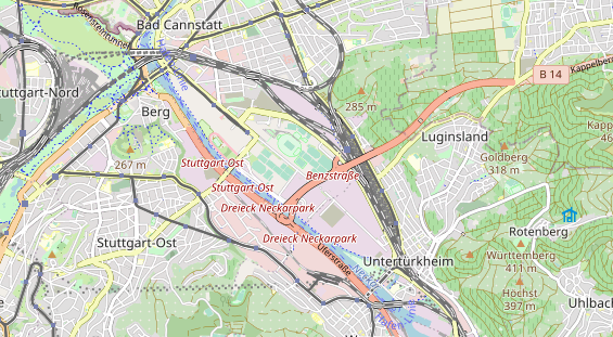 Eventlocations auf Karte