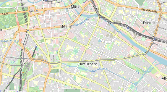 Eventlocations auf Karte