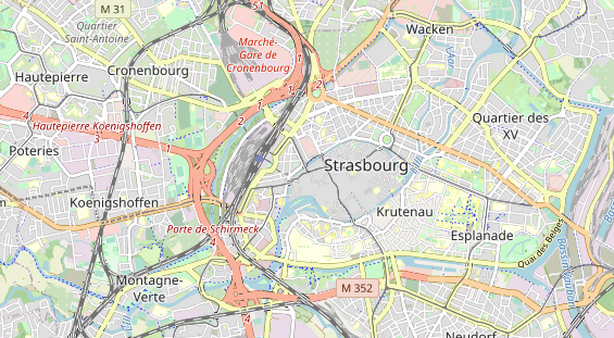 Tagungshotels auf Karte