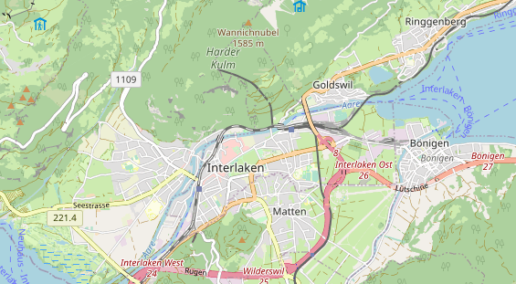 Tagungshotels auf Karte