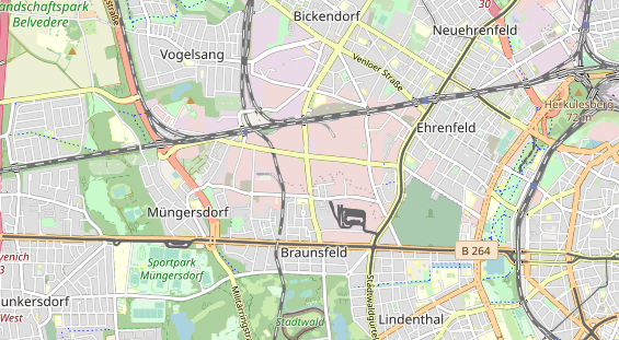 Eventlocations auf Karte