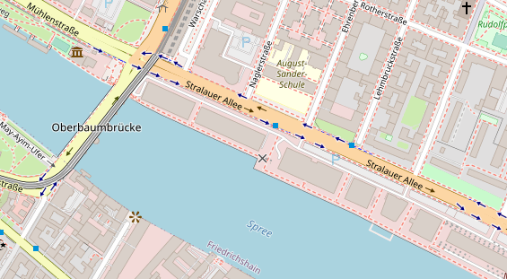 Eventlocations auf Satellitenbild