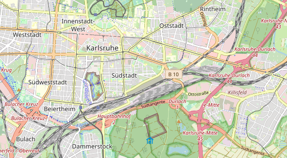 Künstler auf Karte