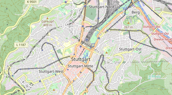 Künstler auf Karte