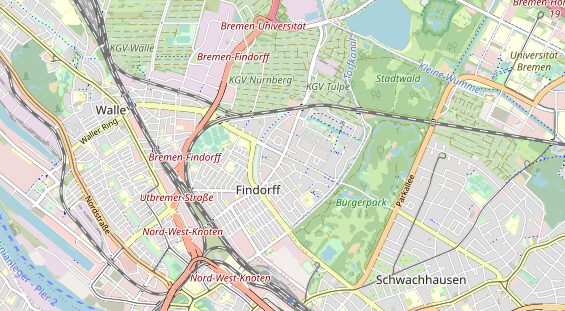 Künstler auf Karte