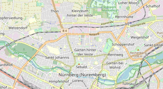 Künstler auf Karte