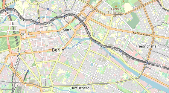 Künstler auf Karte